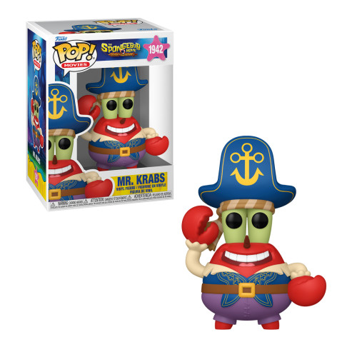 Funko Pop Mr. Krabs SpongeBob Movie Search For SquarePants #1942 - Produto Original