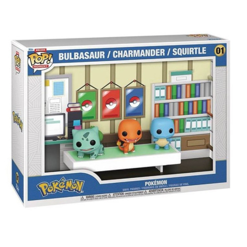 Funko Pop Bulbasaur / Charmander / Squirtle - Moment Deluxe Pokemon #1 - Produto Original