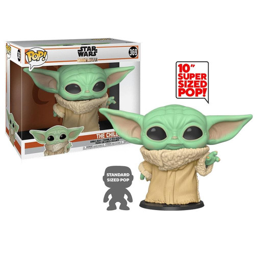 Funko Pop The Child - Jumbo 10 Polegadas (caixa Danificada) Star Wars The Mandalorian #369 - Produto Original
