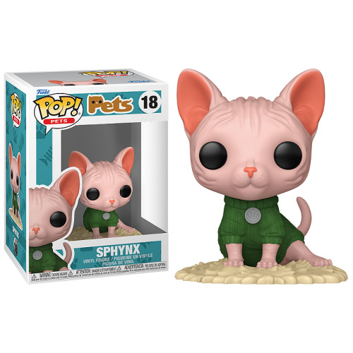 Funko Pop Sphynx Pets #18 - Produto Original