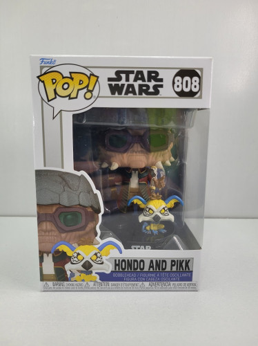 Funko Pop Hondo And Pikk Star Wars #808 - Produto Original