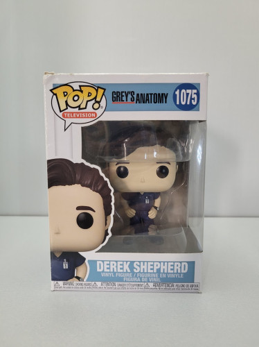 Funko Pop Derek Shepherd (detalhes Na Caixa) Grey's Anatomy #1075 - Produto Original