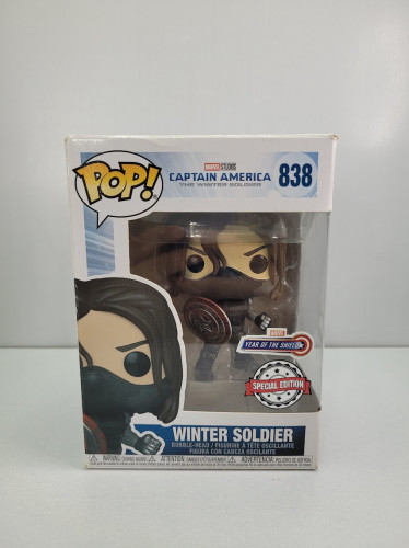 Funko Pop Winter Soldier (detalhes Na Caixa) Captain America The Winter Soldier #838 - Produto Original