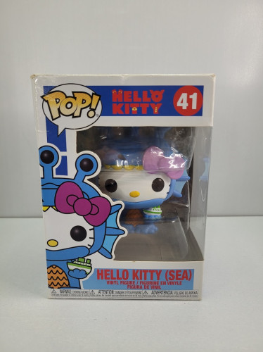 Funko Pop Hello Kitty (sea) (detalhes Na Caixa) Hello Kitty #41 - Produto Original