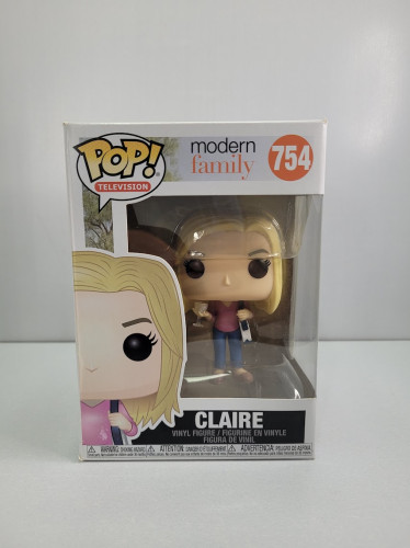Funko Pop Claire (caixa Danificada E Blister Amarelado) Modern Family #754 - Produto Original