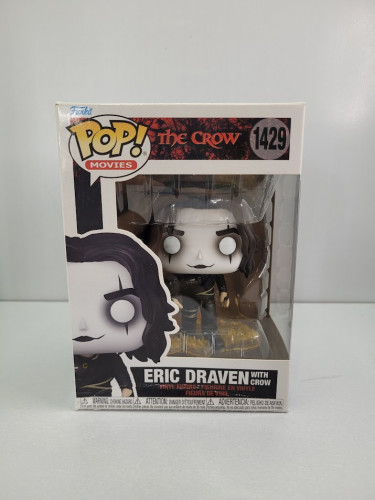 Funko Pop Eric Draven With Crow (detalhes Na Caixa) The Crow #1429 - Produto Original