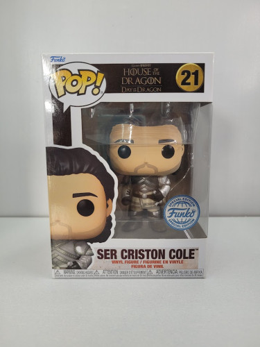Funko Pop Ser Criston Cole (detalhes Na Caixa) House Of The Dragon #21 - Produto Original