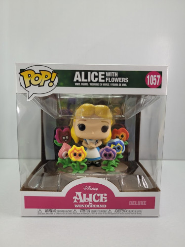 Funko Pop Alice With Flowers - Deluxe (detalhes Na Caixa) Alice In Wonderland #1057 - Produto Original