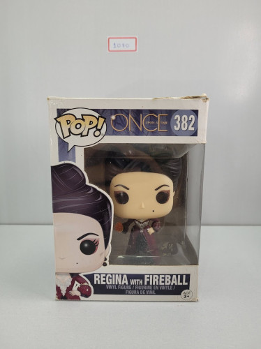 Funko Pop Regina With Fireball (caixa Danificada) Once Upon A Time #382 - Produto Original