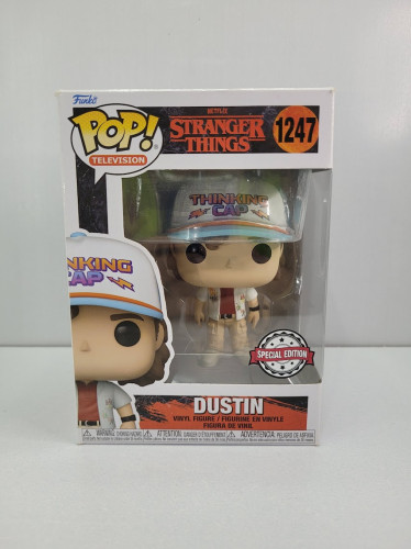 Funko Pop Dustin - Special Edition (detalhes Na Caixa) Stranger Things #1247 - Produto Original