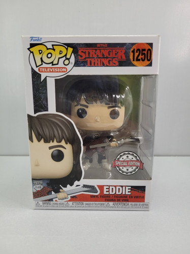 Funko Pop Eddie - Special Edition Stranger Things #1250 - Produto Original
