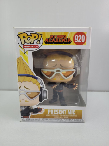 Funko Pop Present Mic (detalhes Na Caixa) My Hero Academia #920 - Produto Original