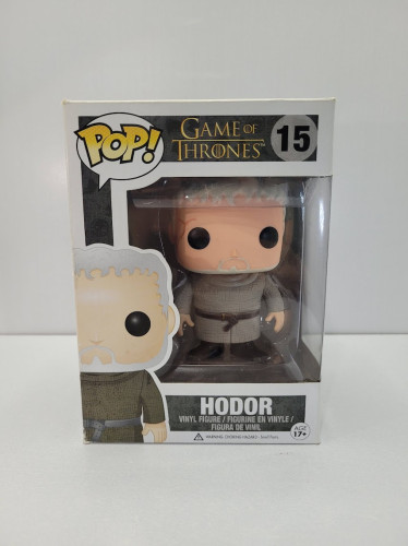 Funko Pop Hodor (caixa Danificada) Game Of Thrones #15 - Produto Original