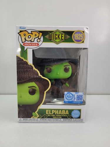Funko Pop Elphaba - Glitter (caixa Danificada) Wicked #1925 - Produto Original
