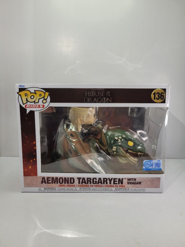 Funko Pop Aemond Targaryen With Vhagar-House Of The Dragon-136