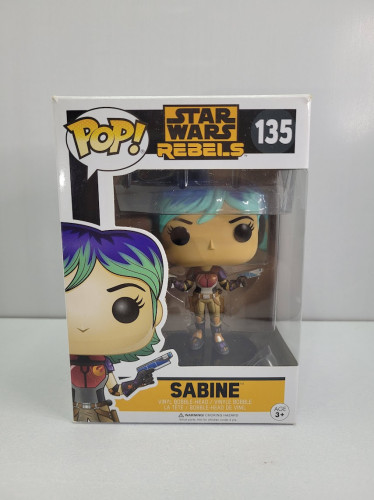 Funko Pop Sabine (detalhes Na Caixa) Star Wars: Rebels #135 - Produto Original