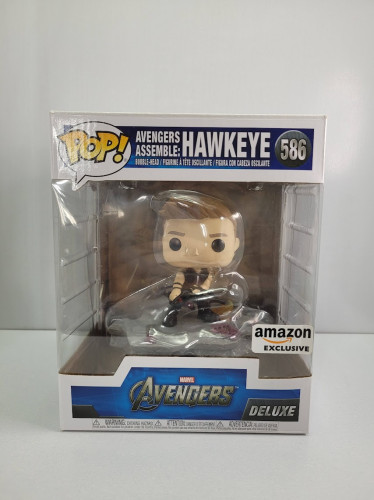 Funko Pop Avengers Assemble: Hawkeye - Amazon Exclusive Avengers #586 - Produto Original