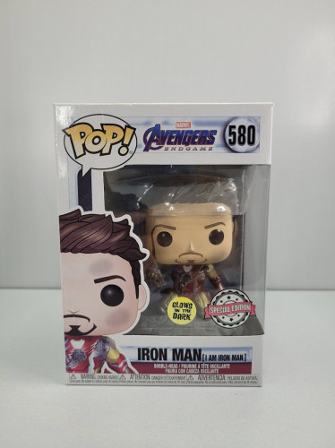 Funko Pop Iron Man (i Am Iron Man) - Special Edition E Glows Avengers Endgame #580 - Produto Original