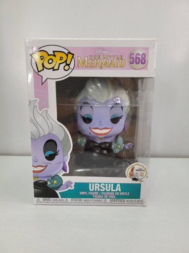 Funko Pop Ursula (detalhes Na Caixa) The Little Mermaid #568 - Produto Original