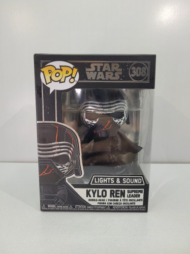Funko Pop Kylo Ren Supreme Leader - Lights And Sounds (detalhes Na Caixa) Star Wars #308 - Produto Original