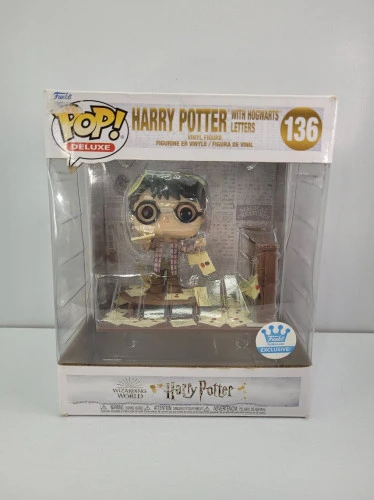 Funko Pop Harry Potter With Hogwarts Letters - Exclusivo (detalhes Na Caixa) - Harry Potter  #136