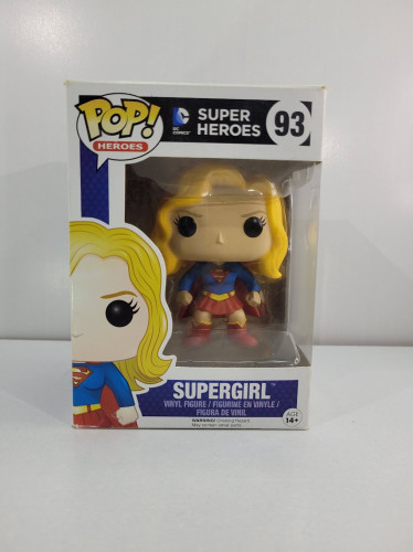 Funko Pop Supergirl (detalhes Na Caixa) DC Super Heroes #93 - Produto Original
