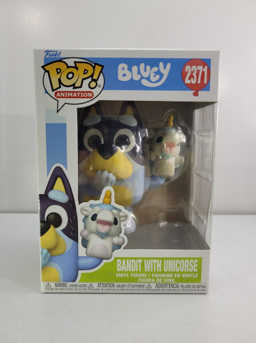 Funko Pop Bandit With Unicorse-Bluey-2371