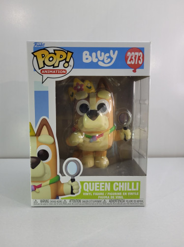 Funko Pop Queen Chilli (detalhes Na Caixa) Bluey #2373 - Produto Original
