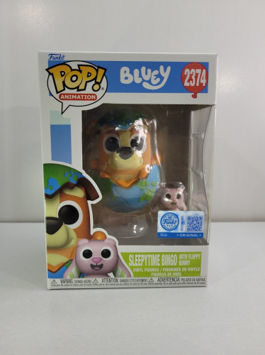 Funko Pop Sleepytime Bingo With Floppy Bunny - Special Edition-Bluey-2374