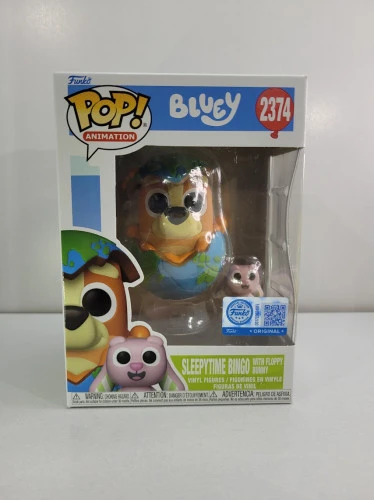 Funko Pop Sleepytime Bingo With Floppy Bunny - Special Edition - Bluey  #2374
