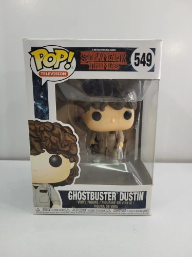 Funko Pop Ghostbuster Dustin (detalhes Na Caixa) - Stranger Things  #549