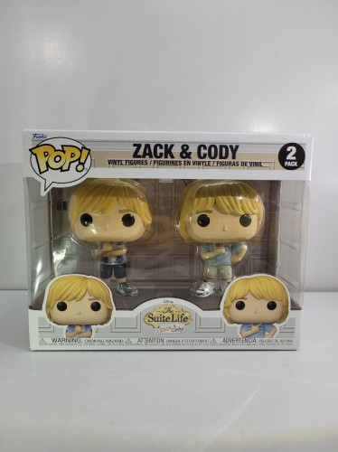 Funko Pop Zack & Cody - Two Pack - 2pack The Suite Life Of Zack & Cody #2 - Produto Original