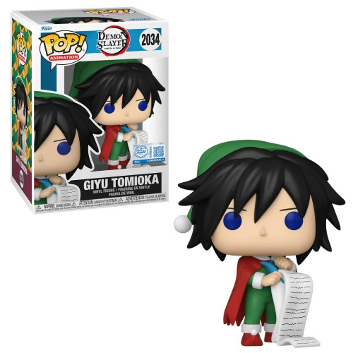 Funko Pop! Demon Slayer - Giyu Tomioka (Roupa Natalina) - Exclusivo - 2034   # - Produto Original