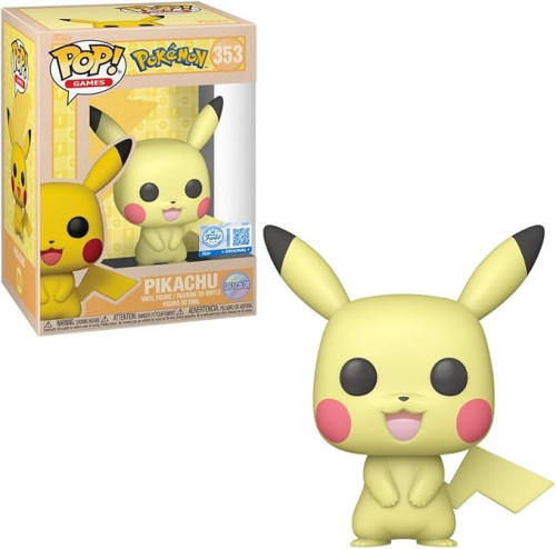 Funko Pop! Pikachu (Cores Claras) Exclusivo- Pokémon - 353   # - Produto Original