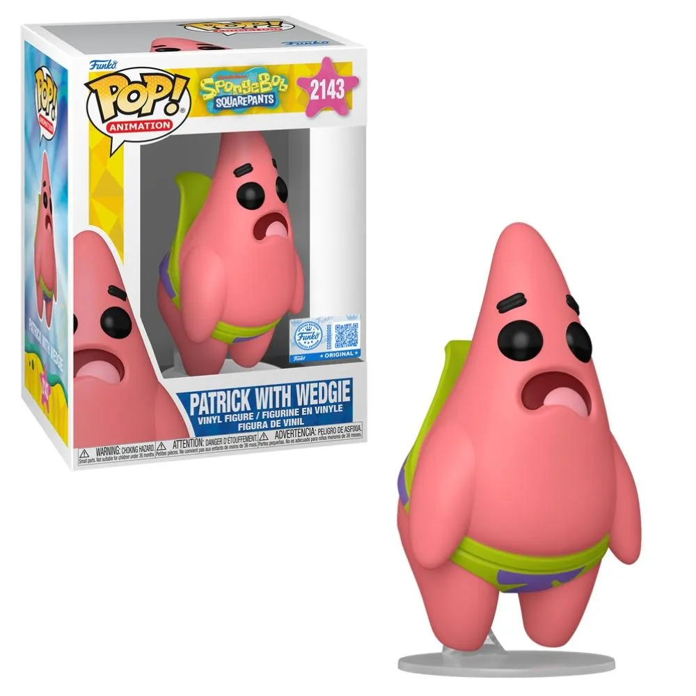 Funko Pop! Bob Esponja - Cuecão do Patrick - 2143   # - Produto Original