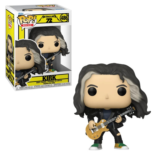 Funko Pop! Rocks Metallica - Kirk - 486   # - Produto Original