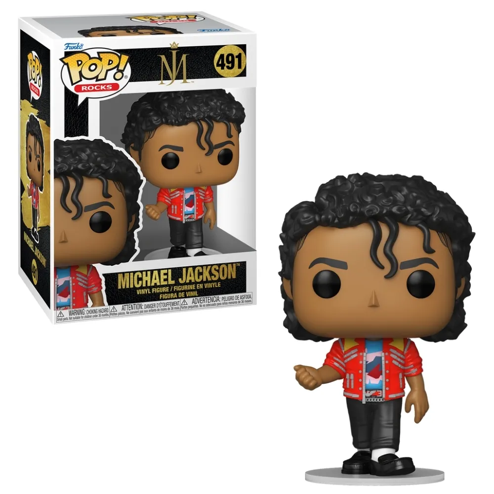 Funko Pop!  Michael Jackson - 491   # - Produto Original