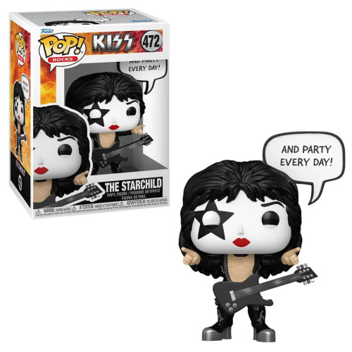 Funko Pop! Sayings Rocks Kiss - Paul Stanley (The Starchild) - 472   # - Produto Original