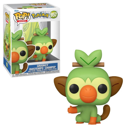 Funko Pop! Pokémon - Grookey - 957   #954 - Produto Original