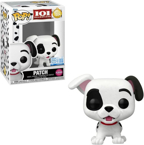 Funko Pop! Exclusivo Disney 101 Dálmatas - Patch (Flocked) -1684- -