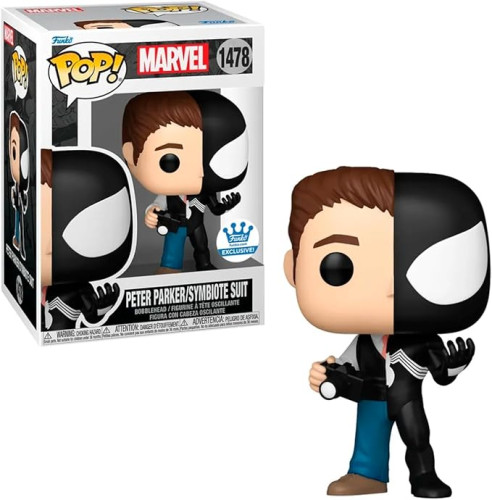 Funko Pop! Peter Parker/Homem-Aranha Preto Exclusivo  - Marvel - 1478- -