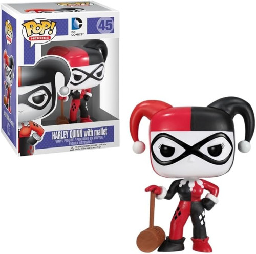 Funko Pop - DC Comics - Arlequina com Martelo - 45- -