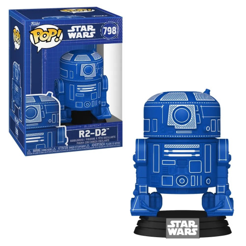 Funko Pop! - Star Wars - R2-D2 (Blueprint) - 798   # - Produto Original