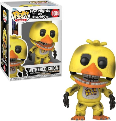 Funko Pop! Withered Chica -   Five Nights At Freddy's  - 1084 Five Nights At Freddy's #1084 - Produto Original
