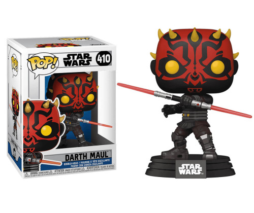 Funko Original Darth Maul - A Guerra Dos Clones 410 STAR WARS - A GUERRA DOS CLONES #410 - Produto Original