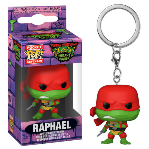 Chaveiro Keychain Teenage Mutant Ninja Turtles: Mutant Mayhem - Raphael (72331) Pizza Tartarugas Ninja-Animation-