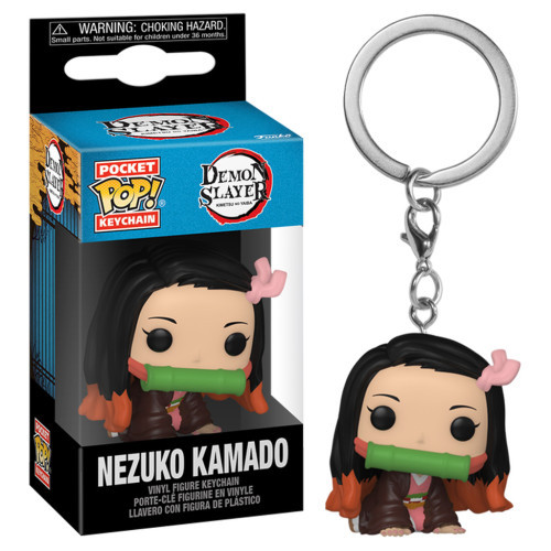 Chaveiro Funko Pop Keychain Demon Slayer: Kimetsu No Yaiba - Nezuko Kamado (65622) Anime-Demon Slayer-