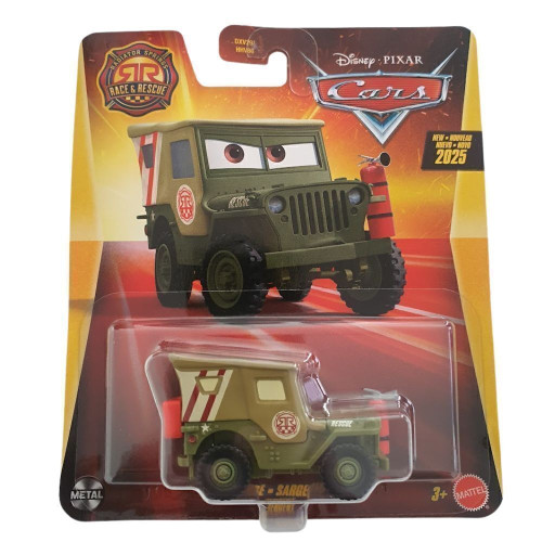 Carrinho Miniatura Disney Pixar Sargento Race e Rescue - JDG58- -