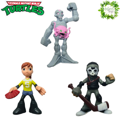 Action Figures Bonecos minis TMNT (cód 353)-Tartarugas Ninjas-