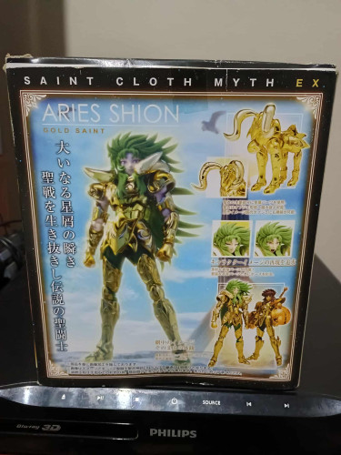 Bandai Saint Cloth Myth EX Aries Shion Gold Saint Action Figure - Cloth Myth EX - #
